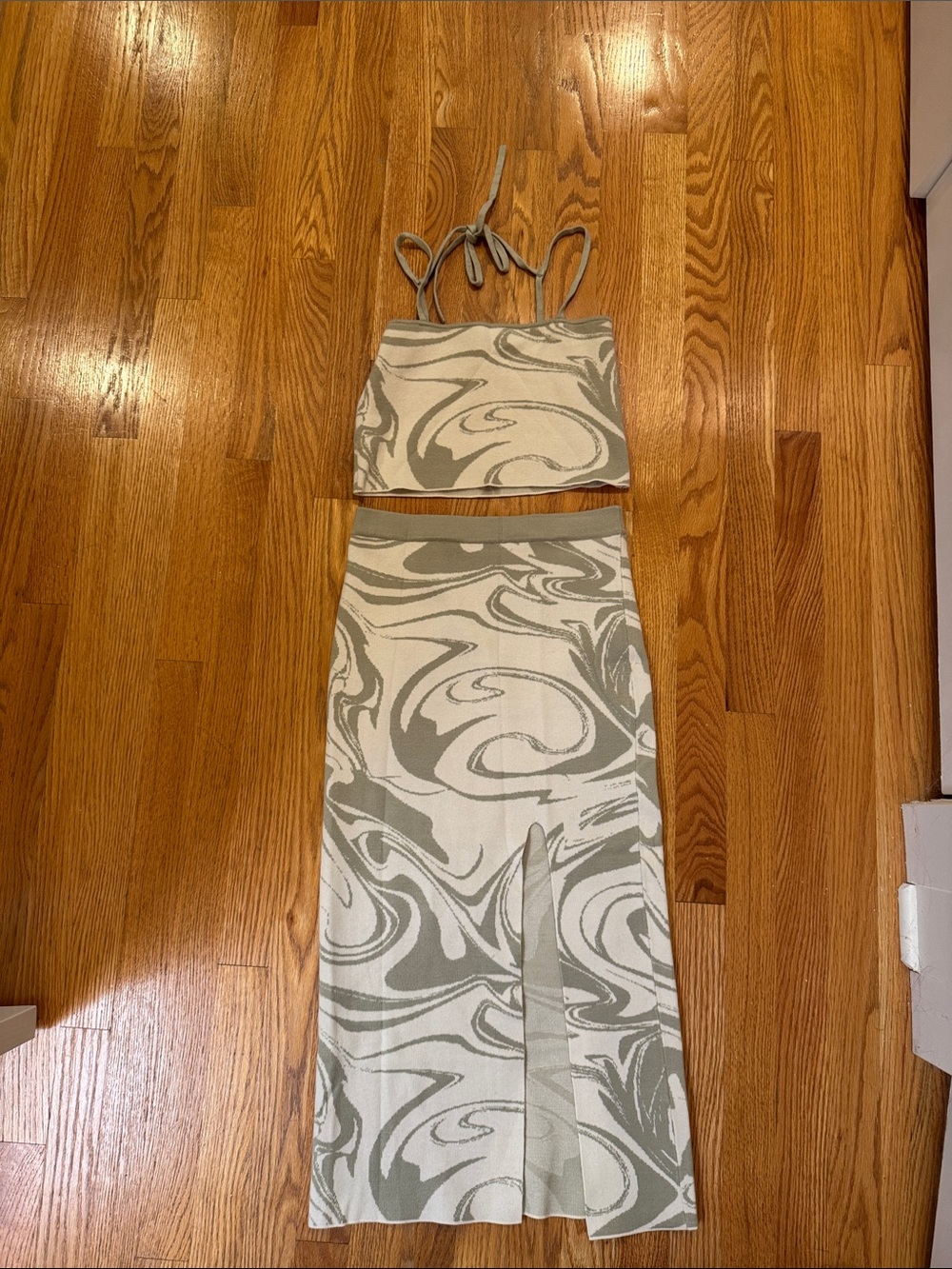 4th & Reckless Light Green Two Piece Set